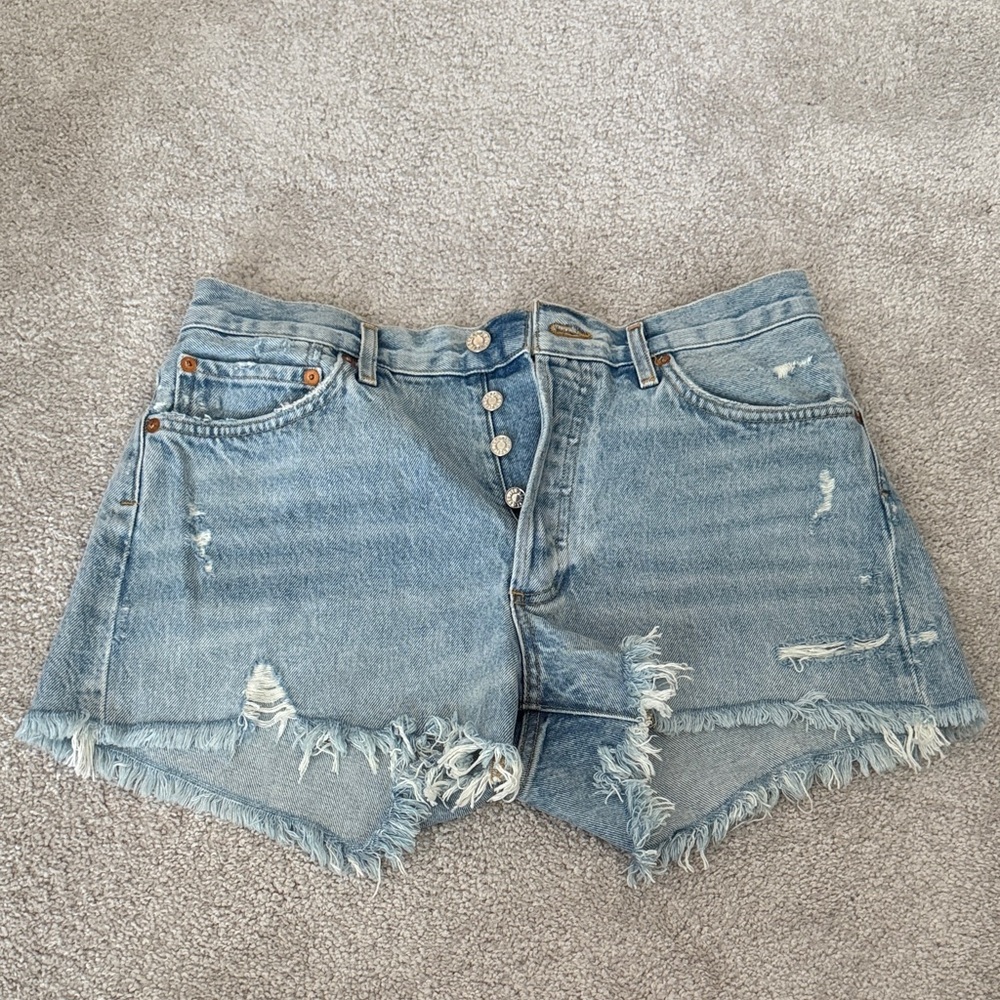 Agolde Parker Ultra High-Rise Shorts